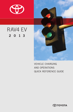 2013 Toyota RAV4 EV Quick Reference Guide